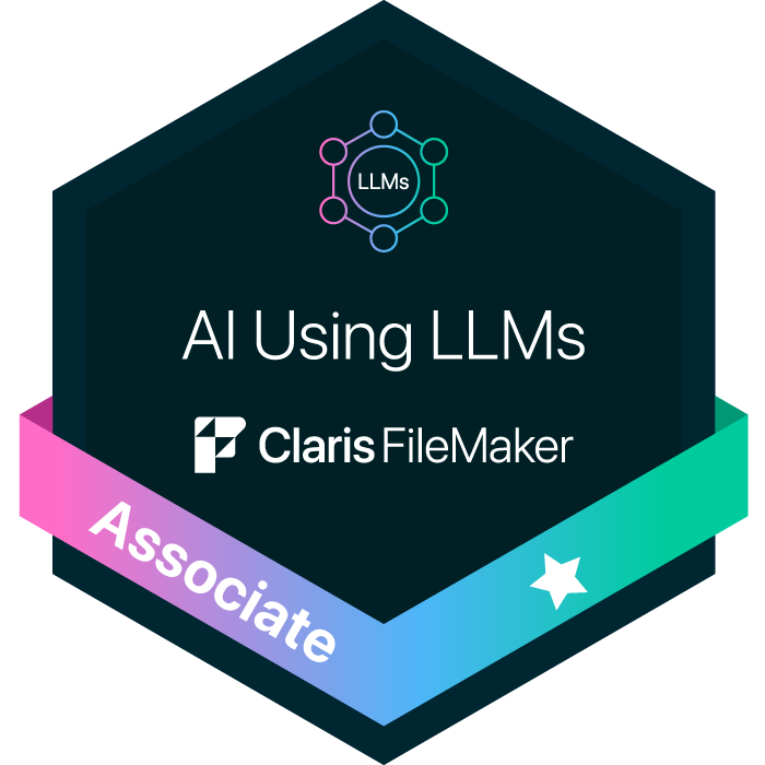 AI Using LLMs (Associate) certification badge